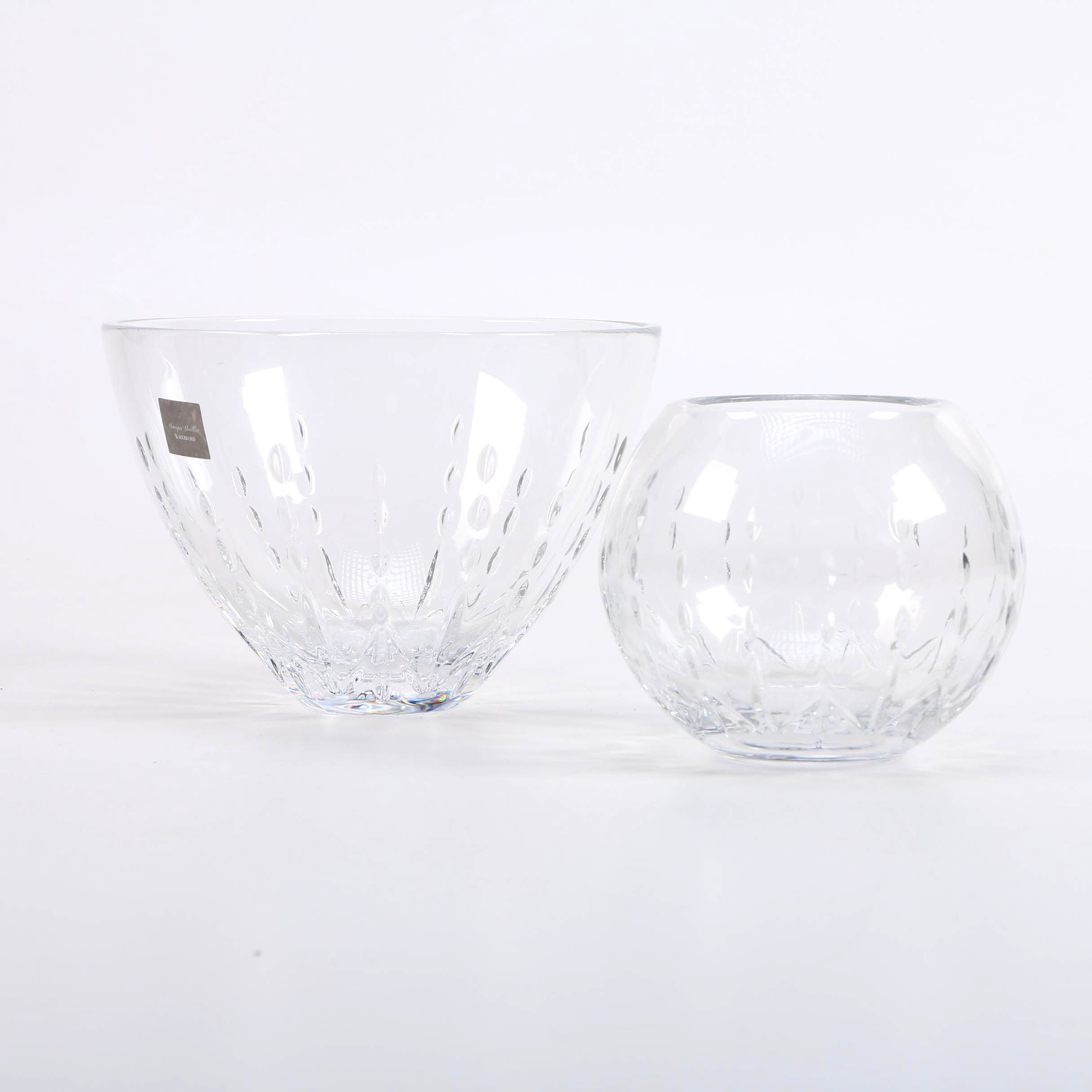 Waterford Crystal "Modern Love" Bowls Designed by Monique Lhuillier