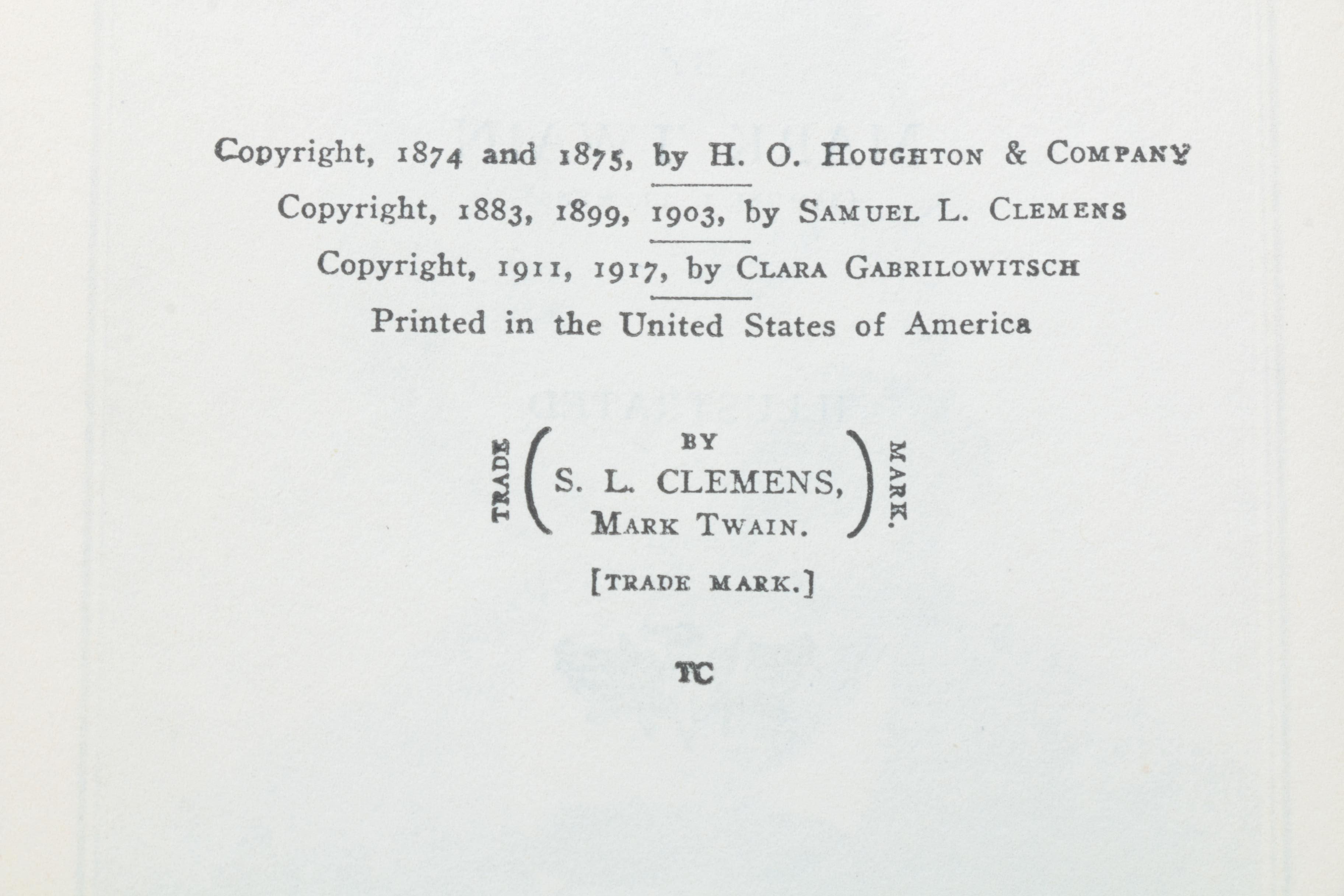 Mark Twain Illustrated Novel Set