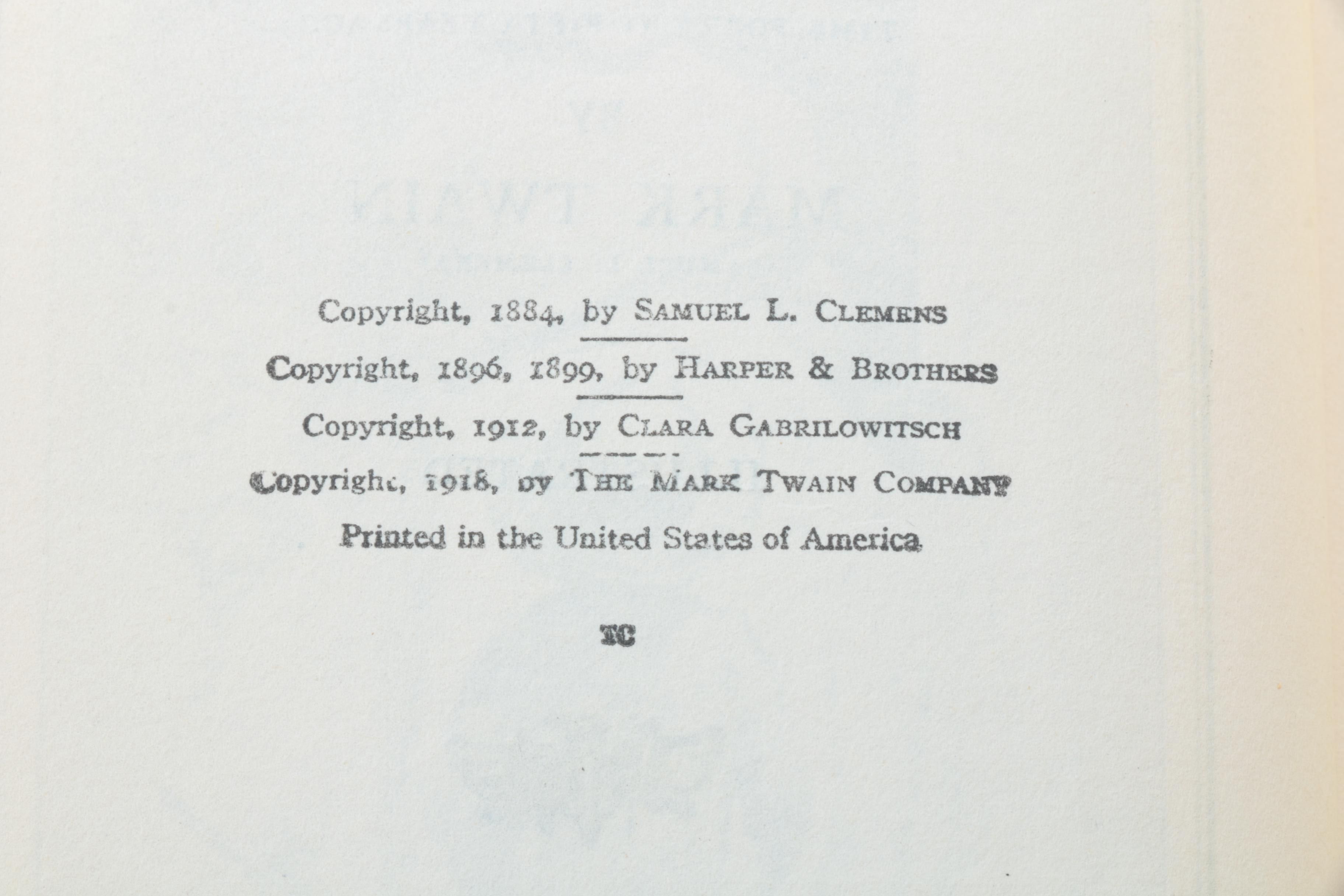 Mark Twain Illustrated Novel Set