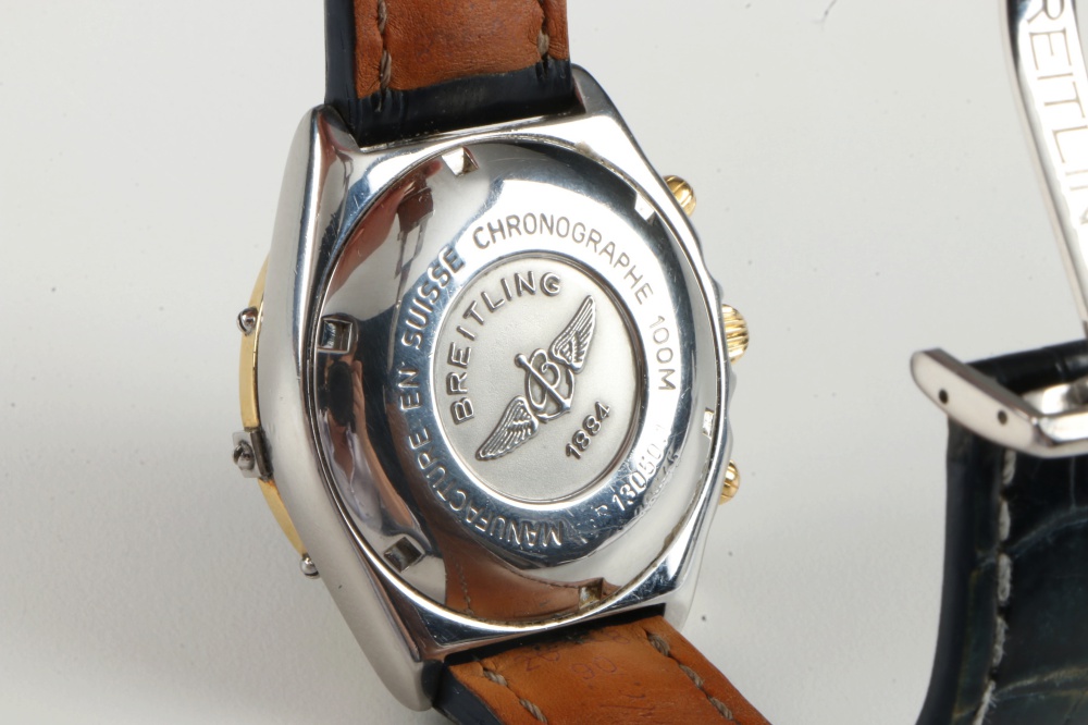 Breitling Chronomat Vitesse Automatic Watch on Blue Leather Band