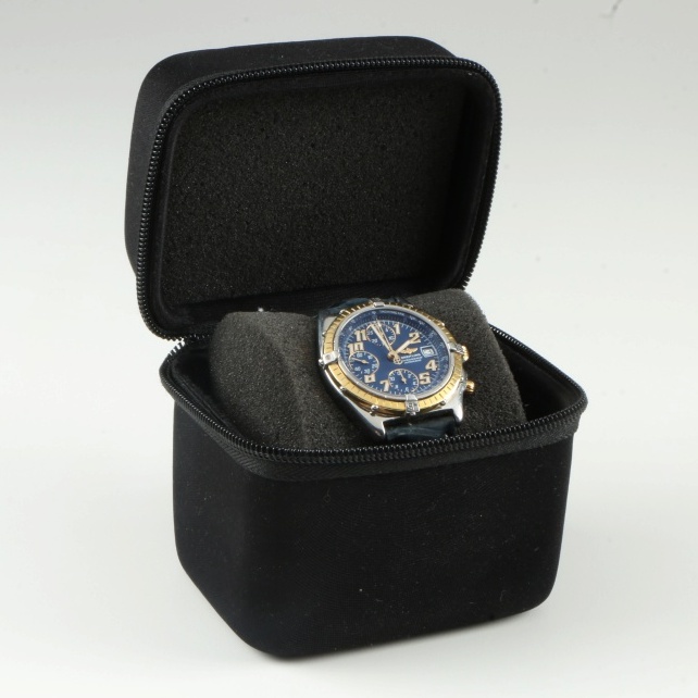 Breitling Chronomat Vitesse Automatic Watch on Blue Leather Band