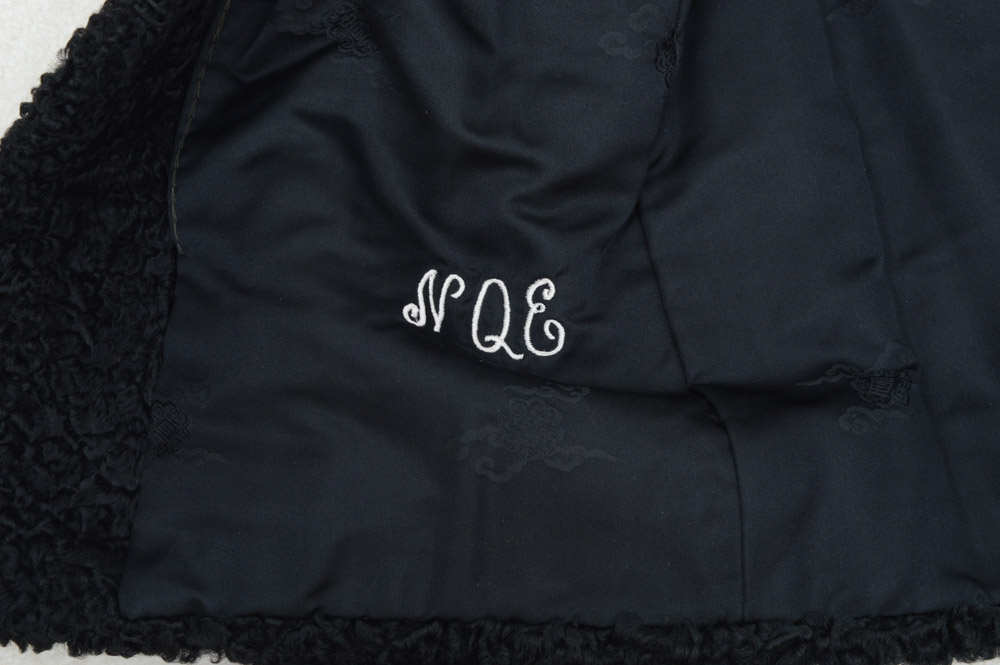 Pogue's Vintage Lambs Wool Sheared Jacket With Mink Collar