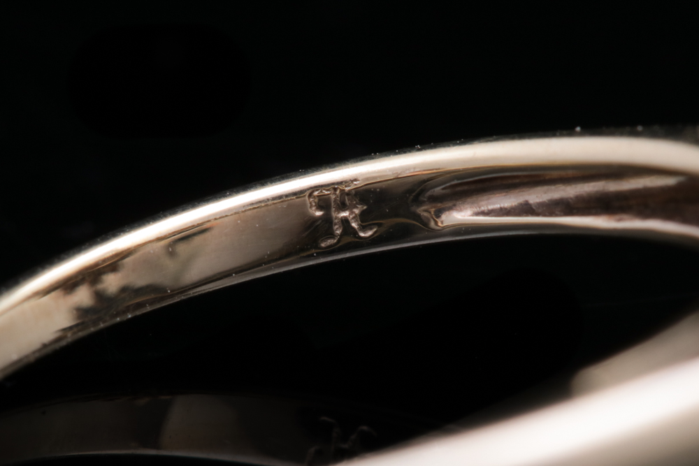 14K Yellow Gold, Cultured Pearl and Diamond Ring