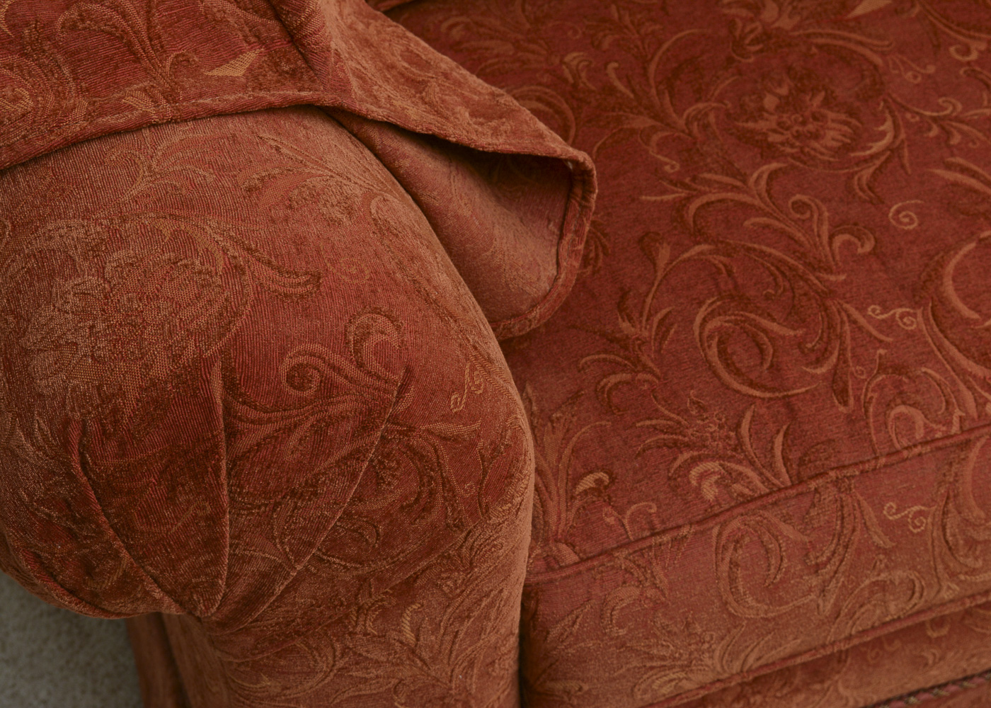 Curved Sofa by C.R. Laine