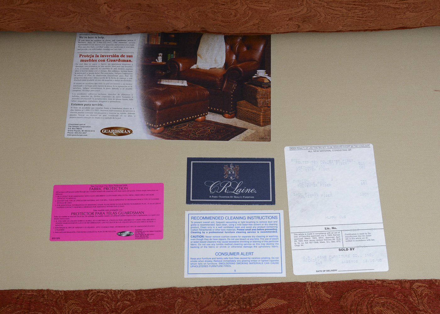 Curved Sofa by C.R. Laine