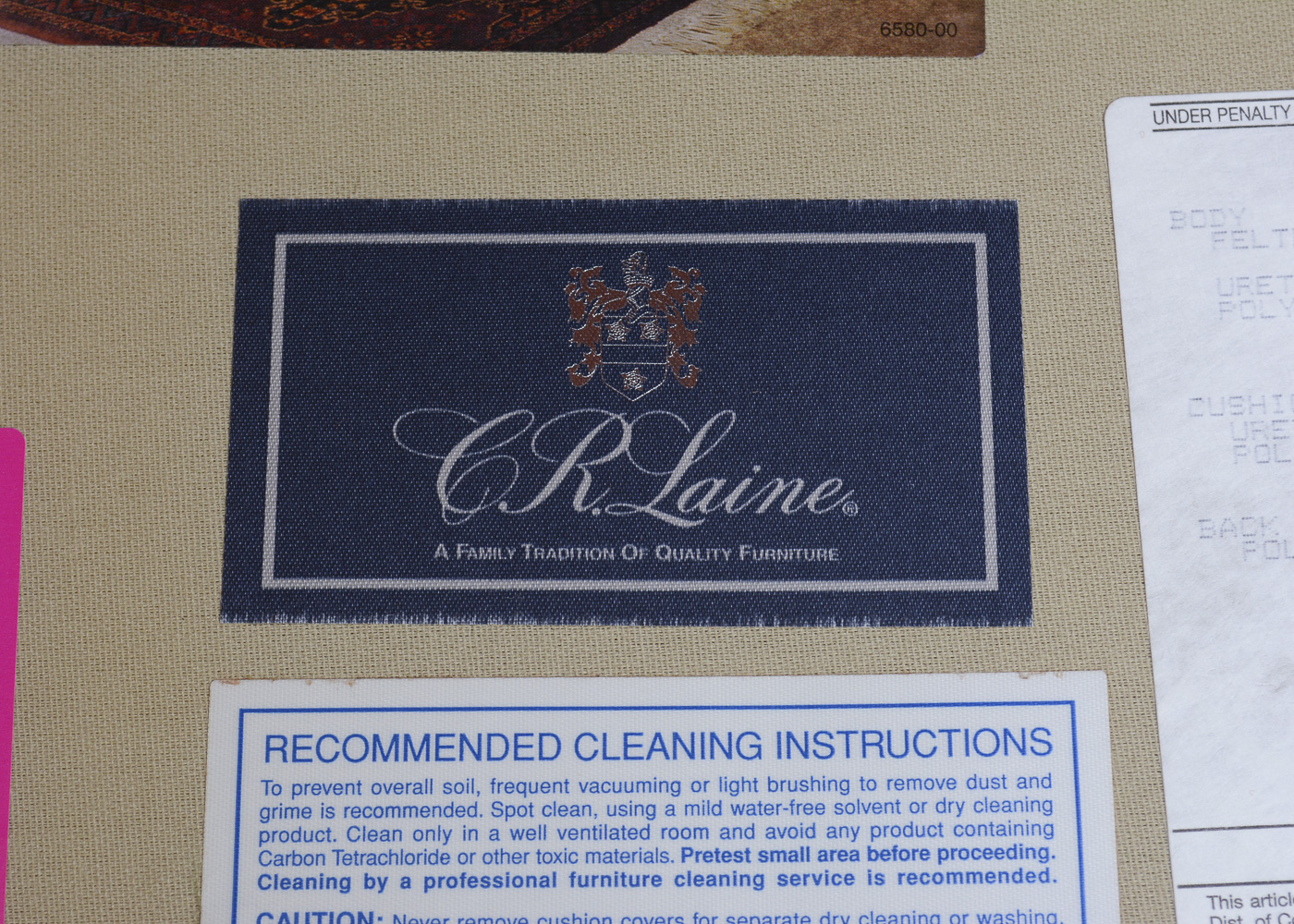 Curved Sofa by C.R. Laine