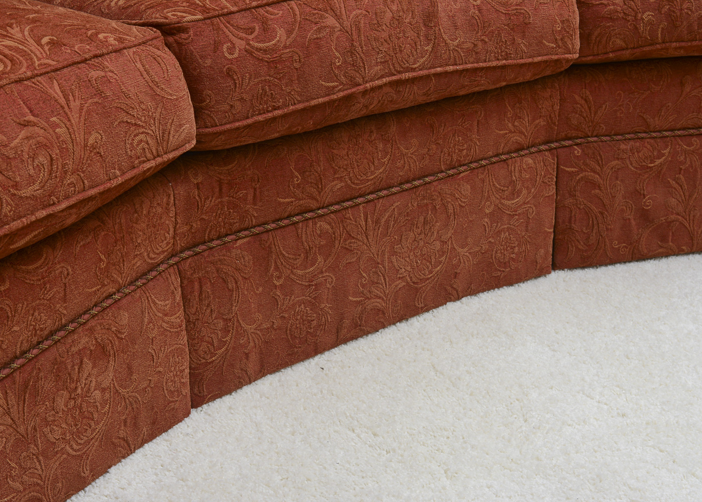 Curved Sofa by C.R. Laine