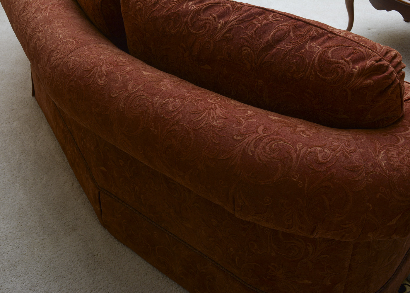 Curved Sofa by C.R. Laine