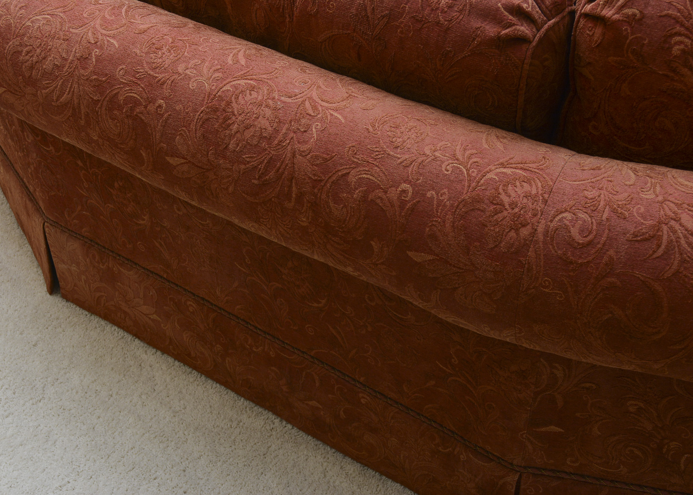 Curved Sofa by C.R. Laine