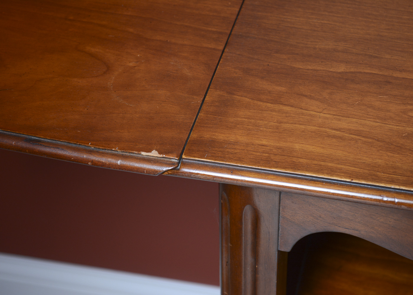French Provincial Style Drop Leaf Bar Cart