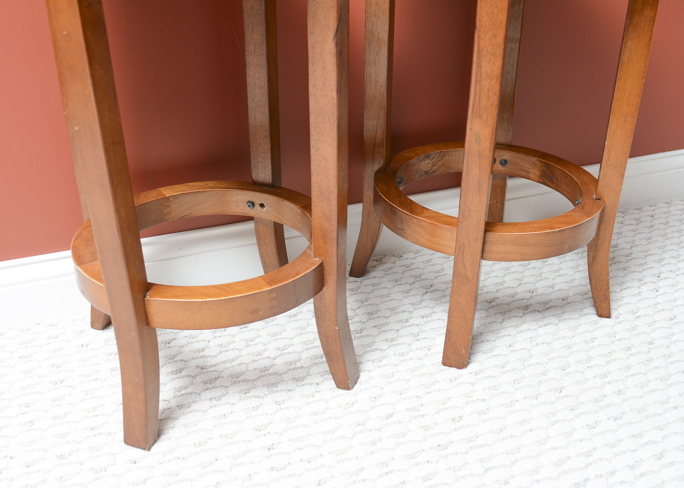 Pair of Swivel Bar Stools