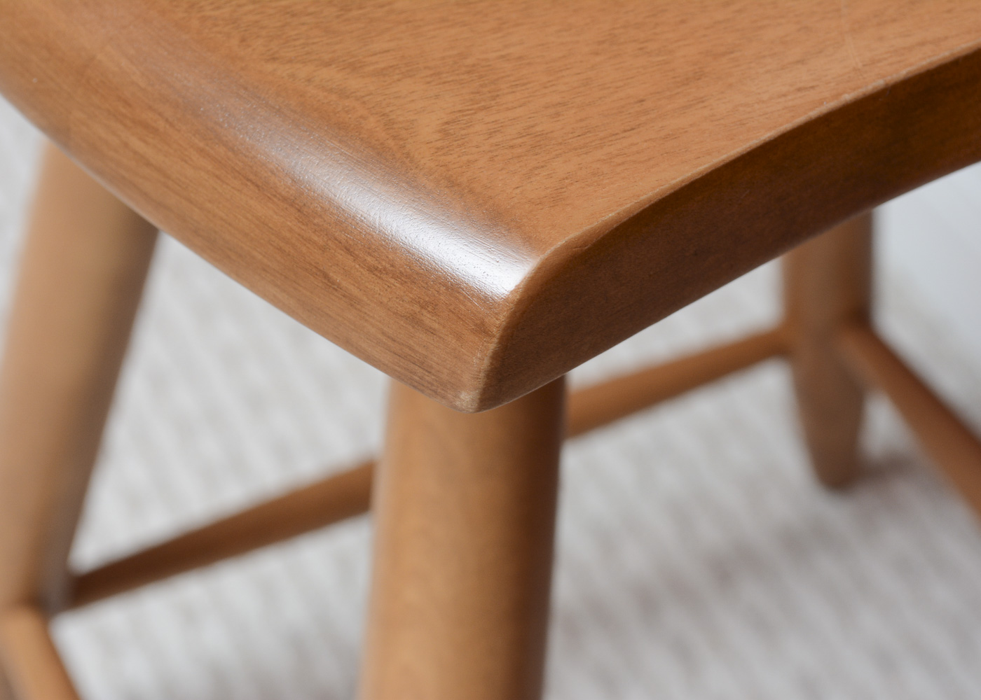 Pair of Windsor Style Swivel Bar Stools