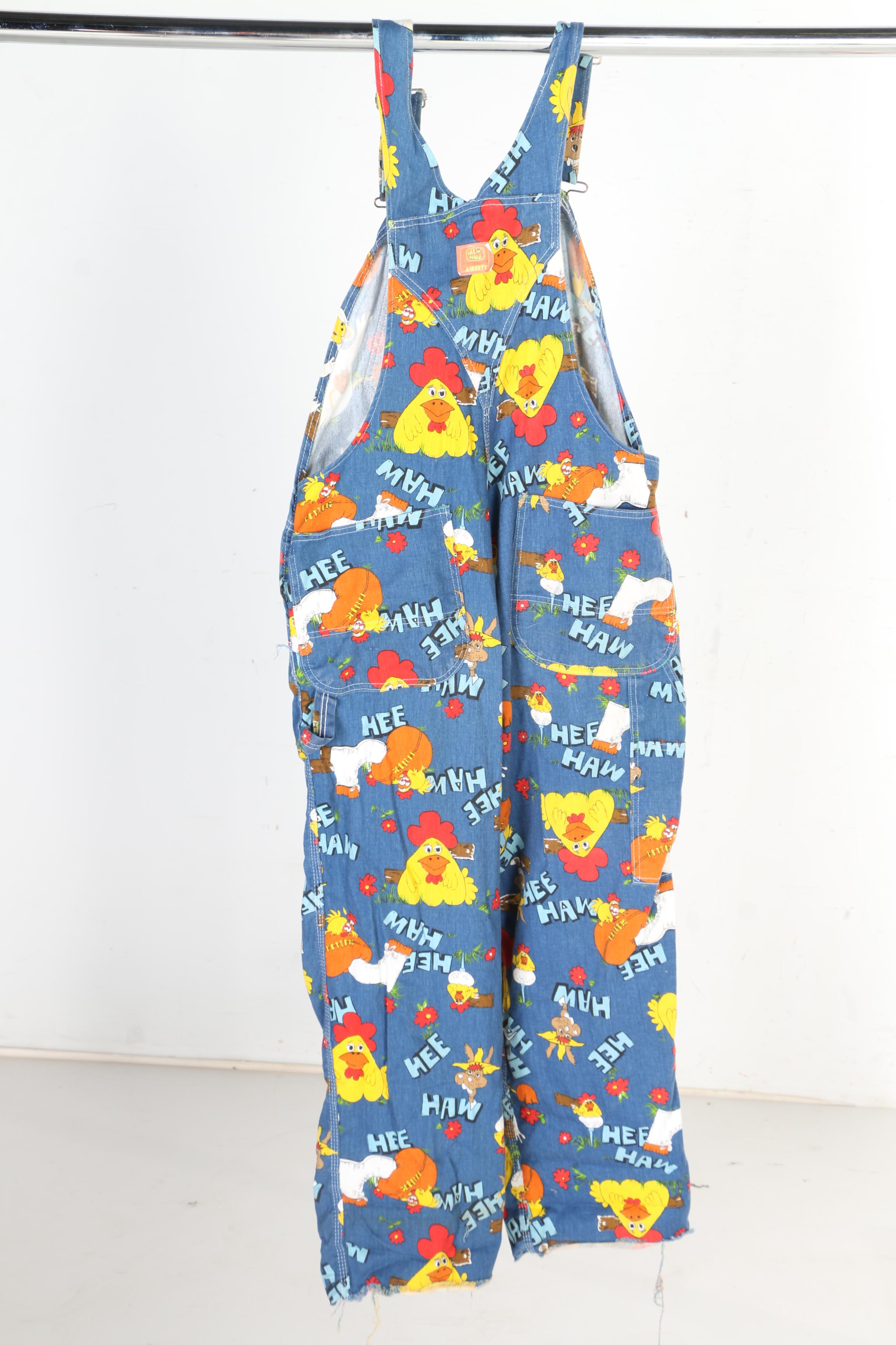 Vintage 1970s Liberty Overalls Featuring Hee Haw