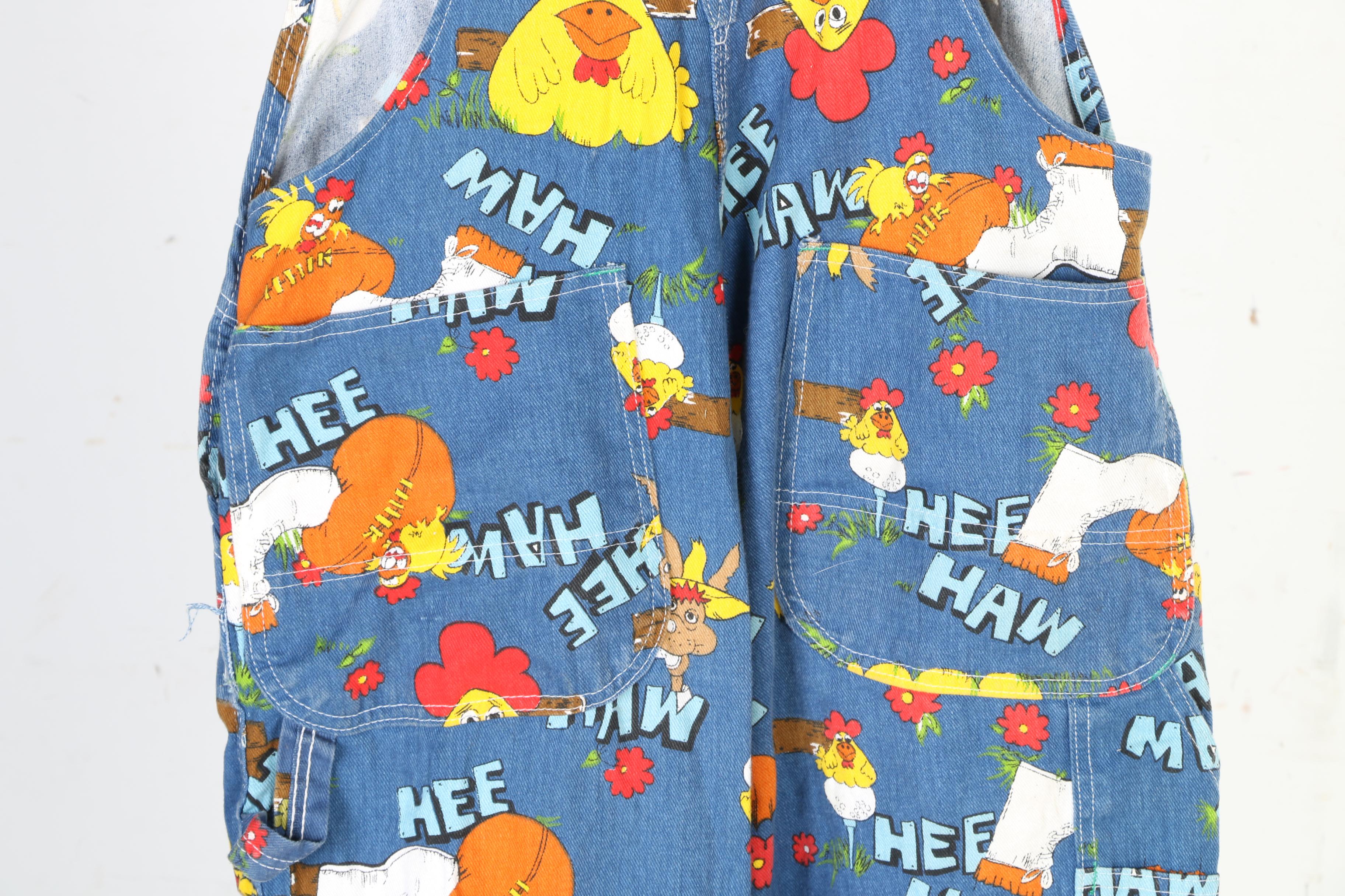 Vintage 1970s Liberty Overalls Featuring Hee Haw