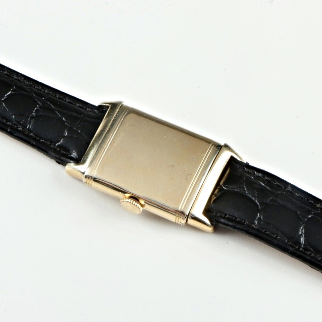 Circa 1939 Hamilton Otis 14K "Reverso" Gold Filled Tank Watch