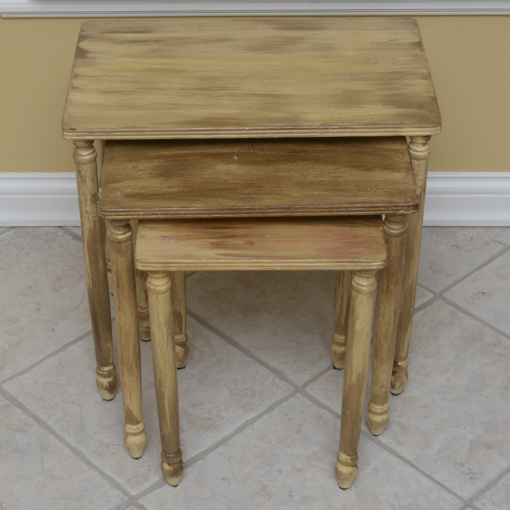 Hand-Painted Nesting Tables