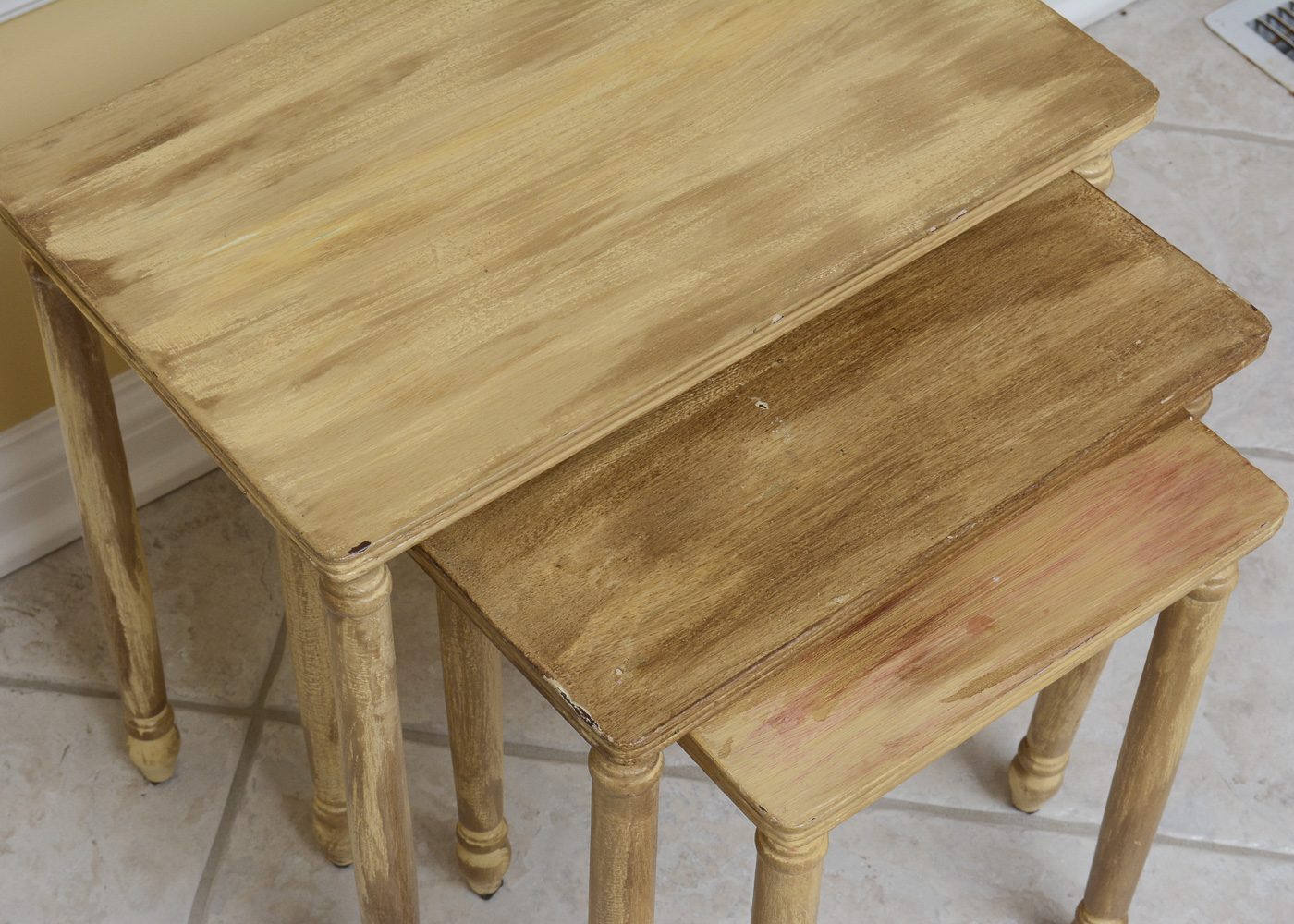 Hand-Painted Nesting Tables
