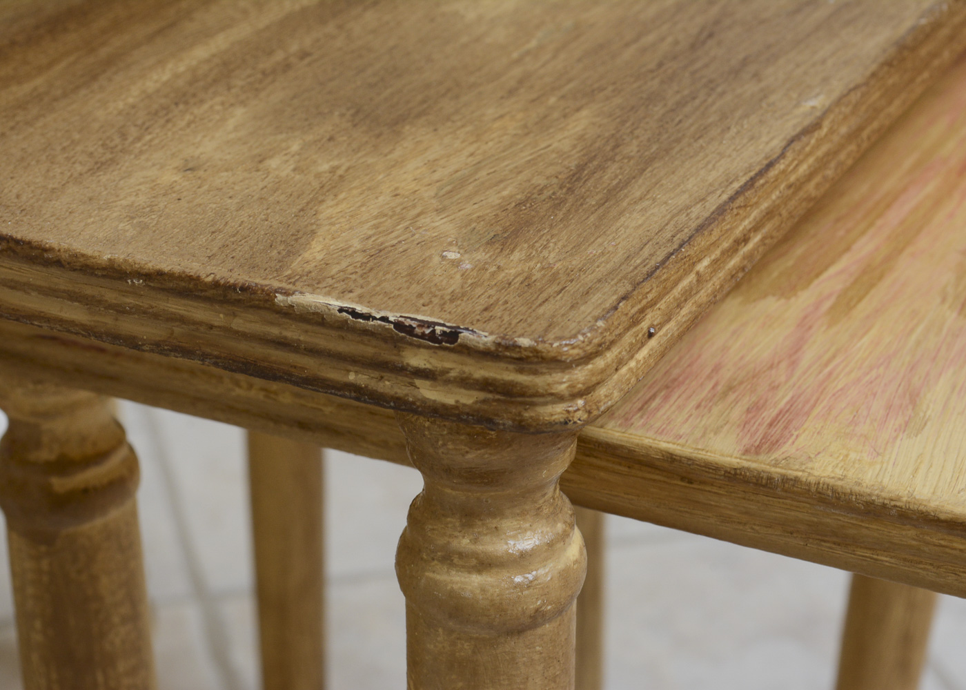 Hand-Painted Nesting Tables