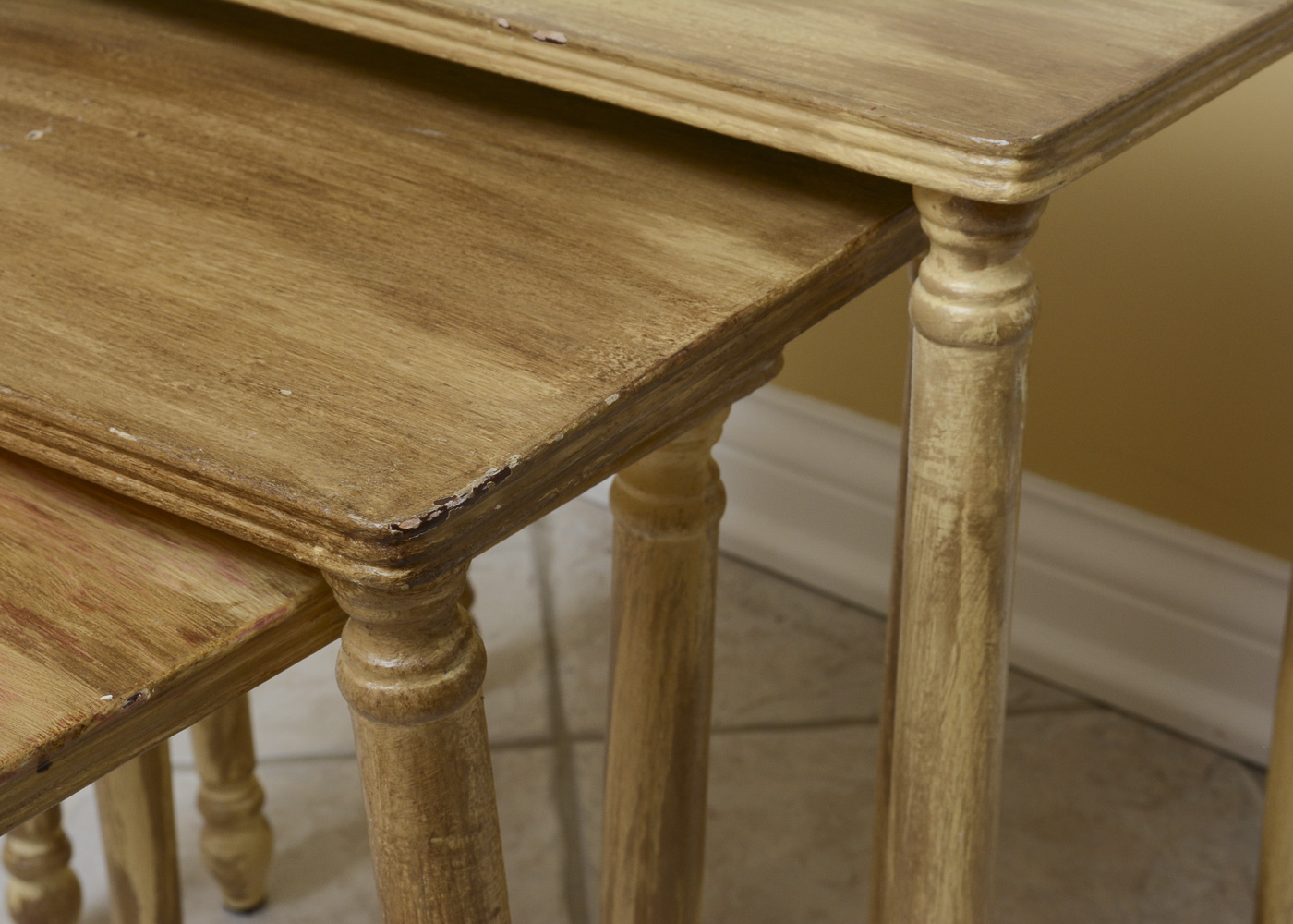 Hand-Painted Nesting Tables