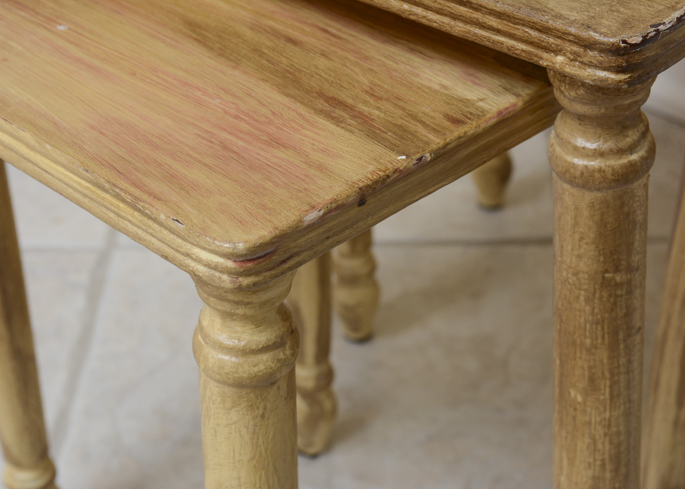 Hand-Painted Nesting Tables