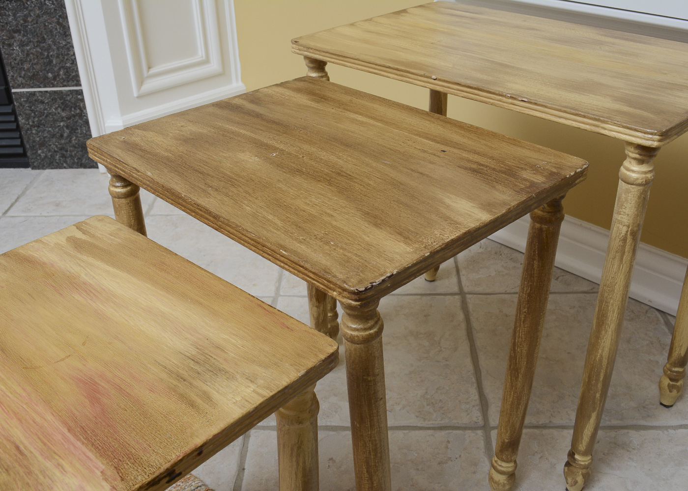 Hand-Painted Nesting Tables