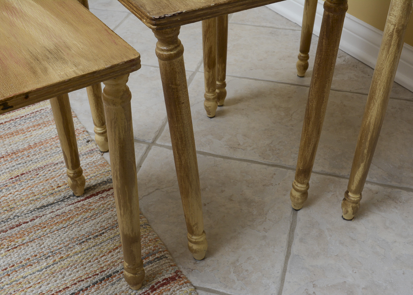 Hand-Painted Nesting Tables