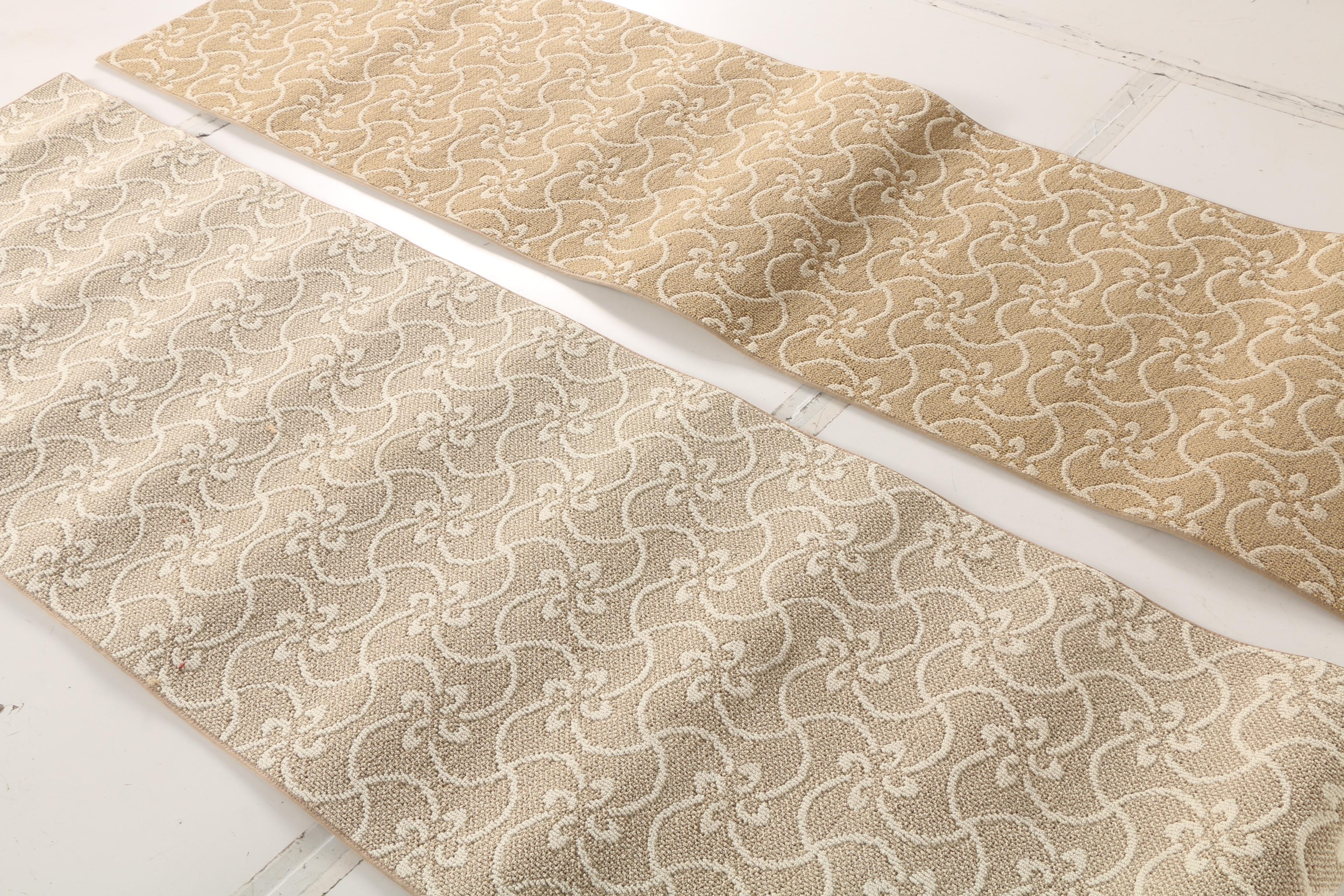 Contemporary Neutral Beige Carpet Runners