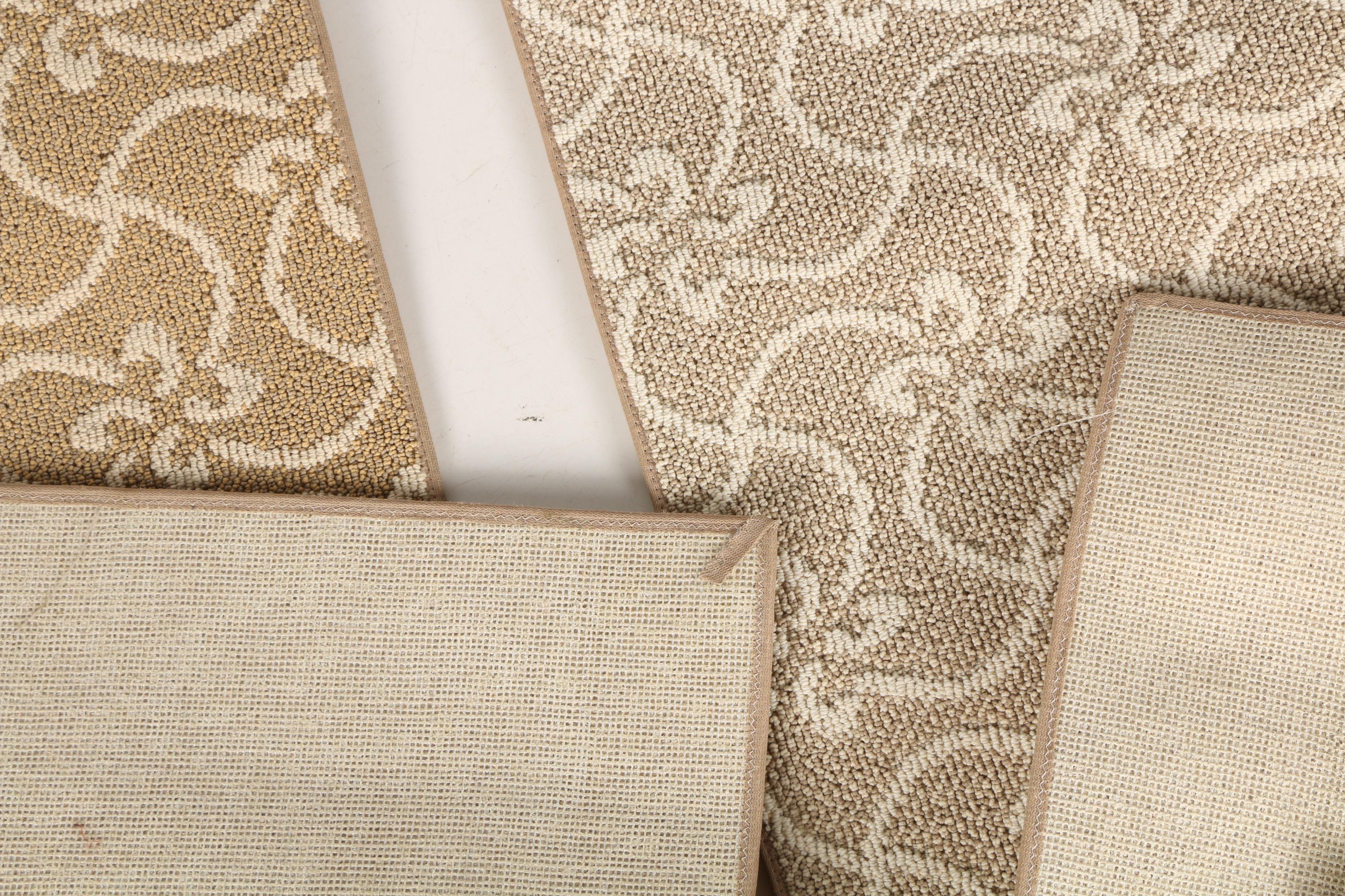 Contemporary Neutral Beige Carpet Runners