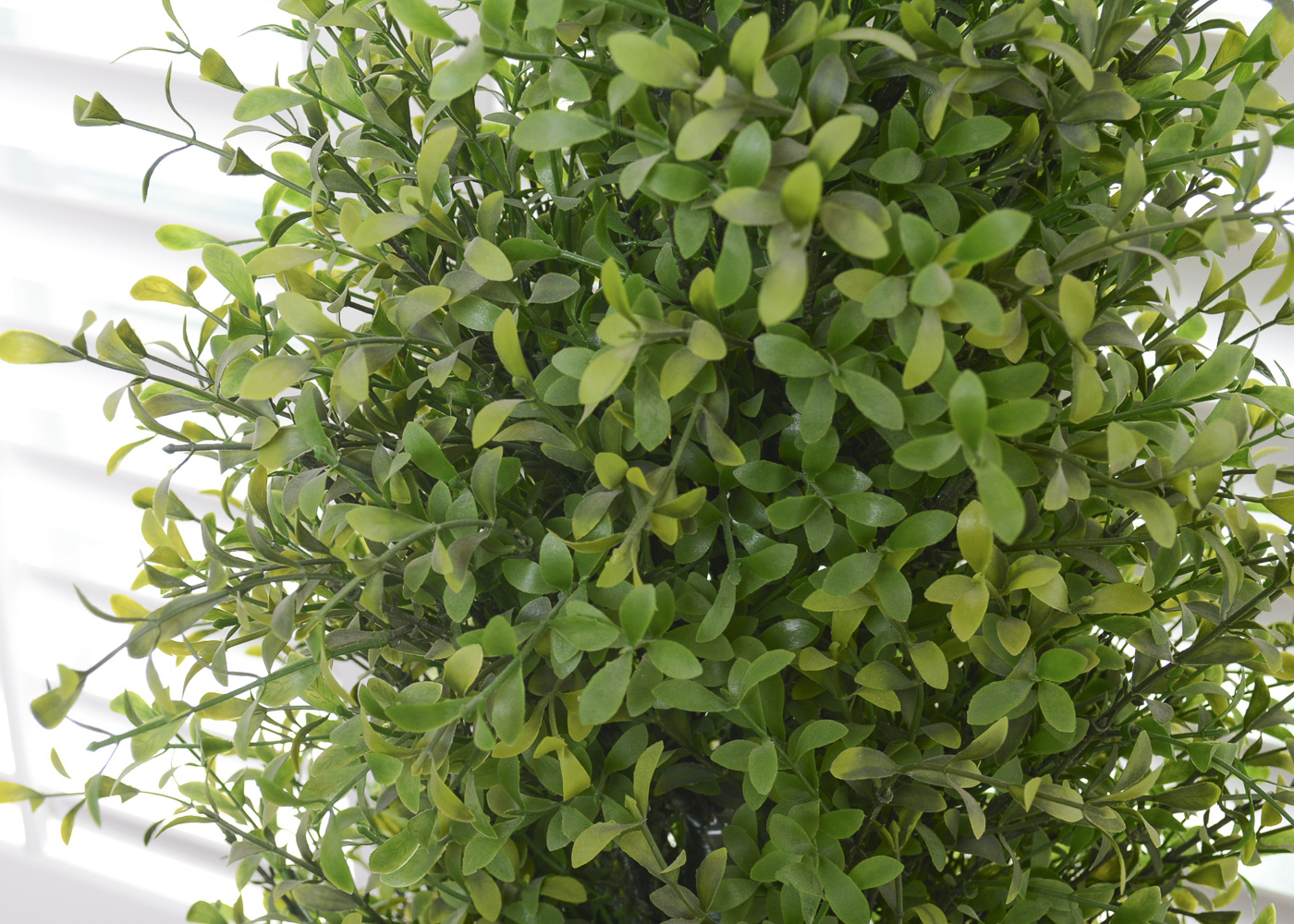 Chinese-Style Jardiniere on Stand With Artificial Tree