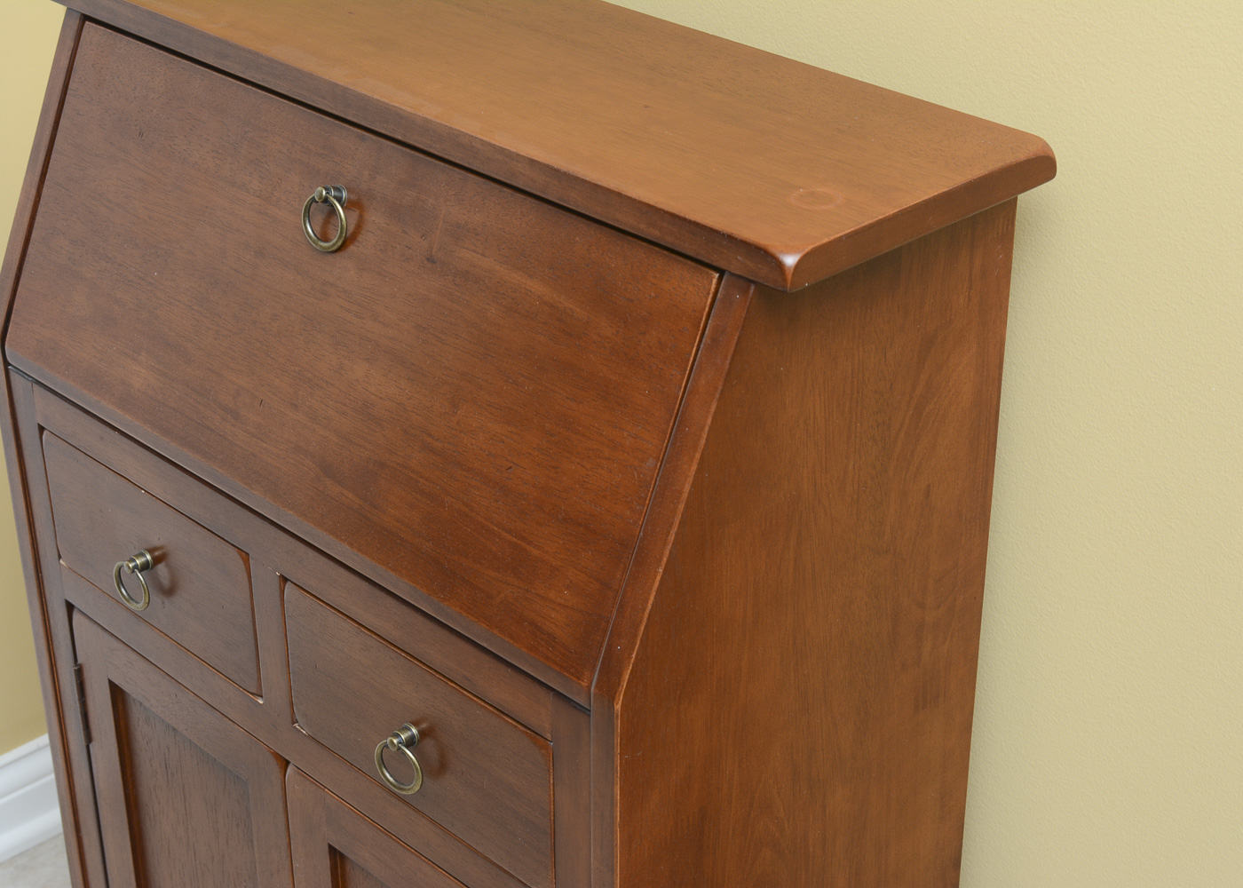 Wooden Drop-Front Secretary
