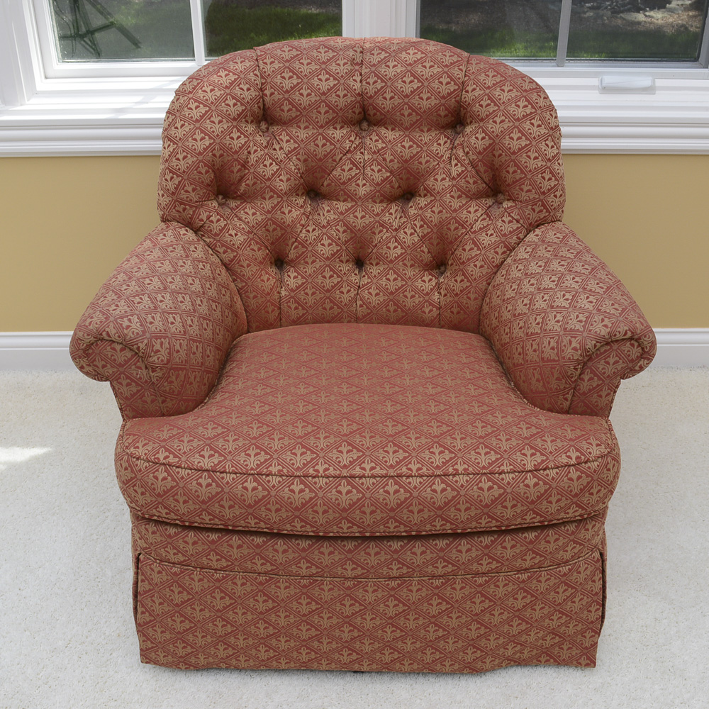 Disque Furniture Swivel Rocker Armchair