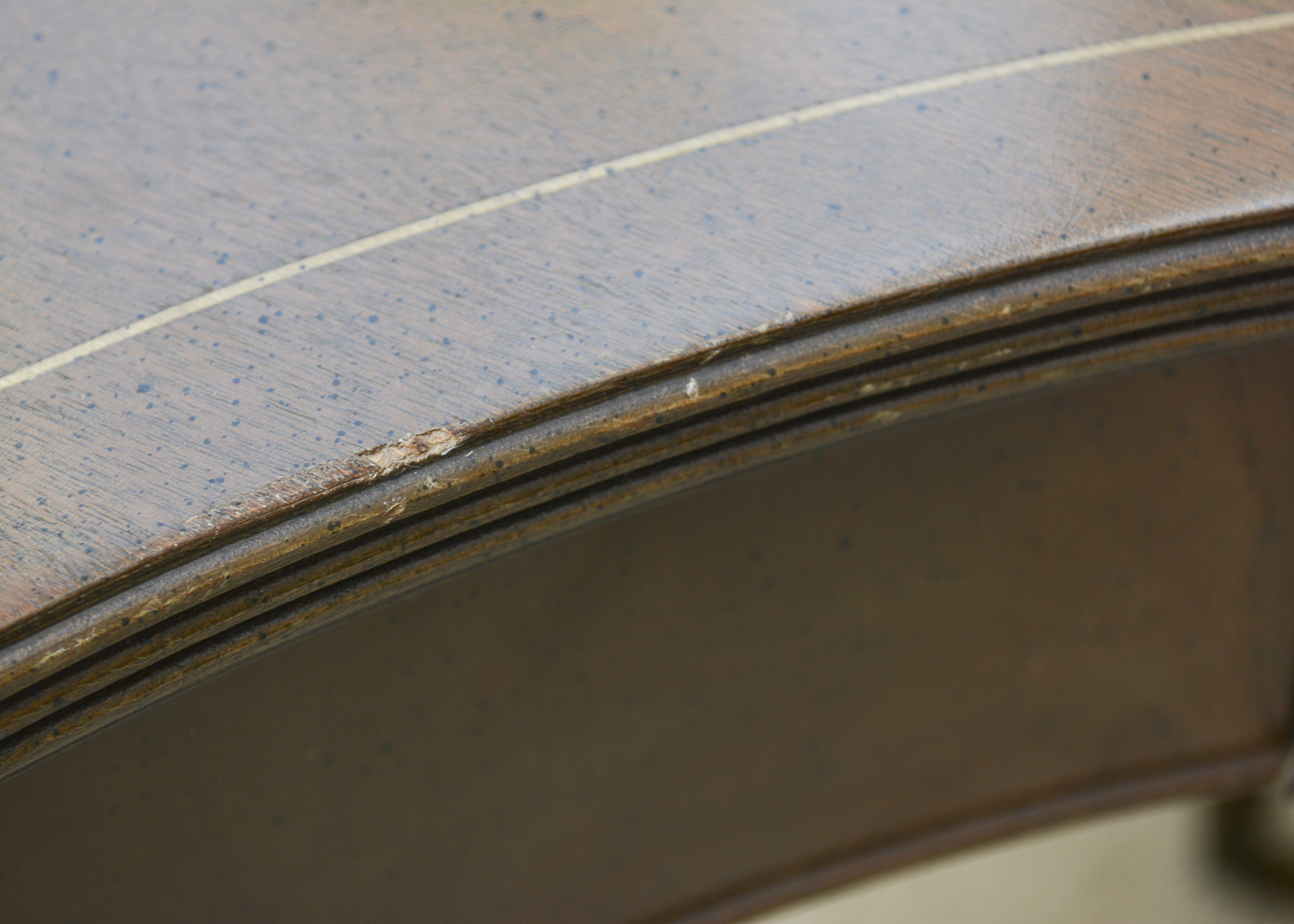 Vintage Drop Leaf U-Shaped Desk