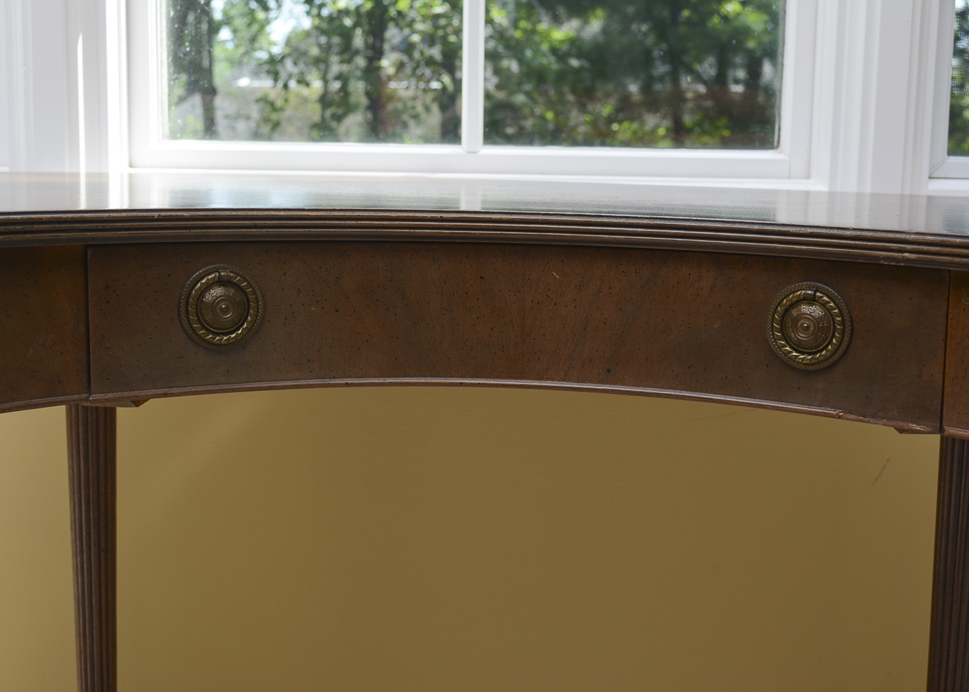 Vintage Drop Leaf U-Shaped Desk