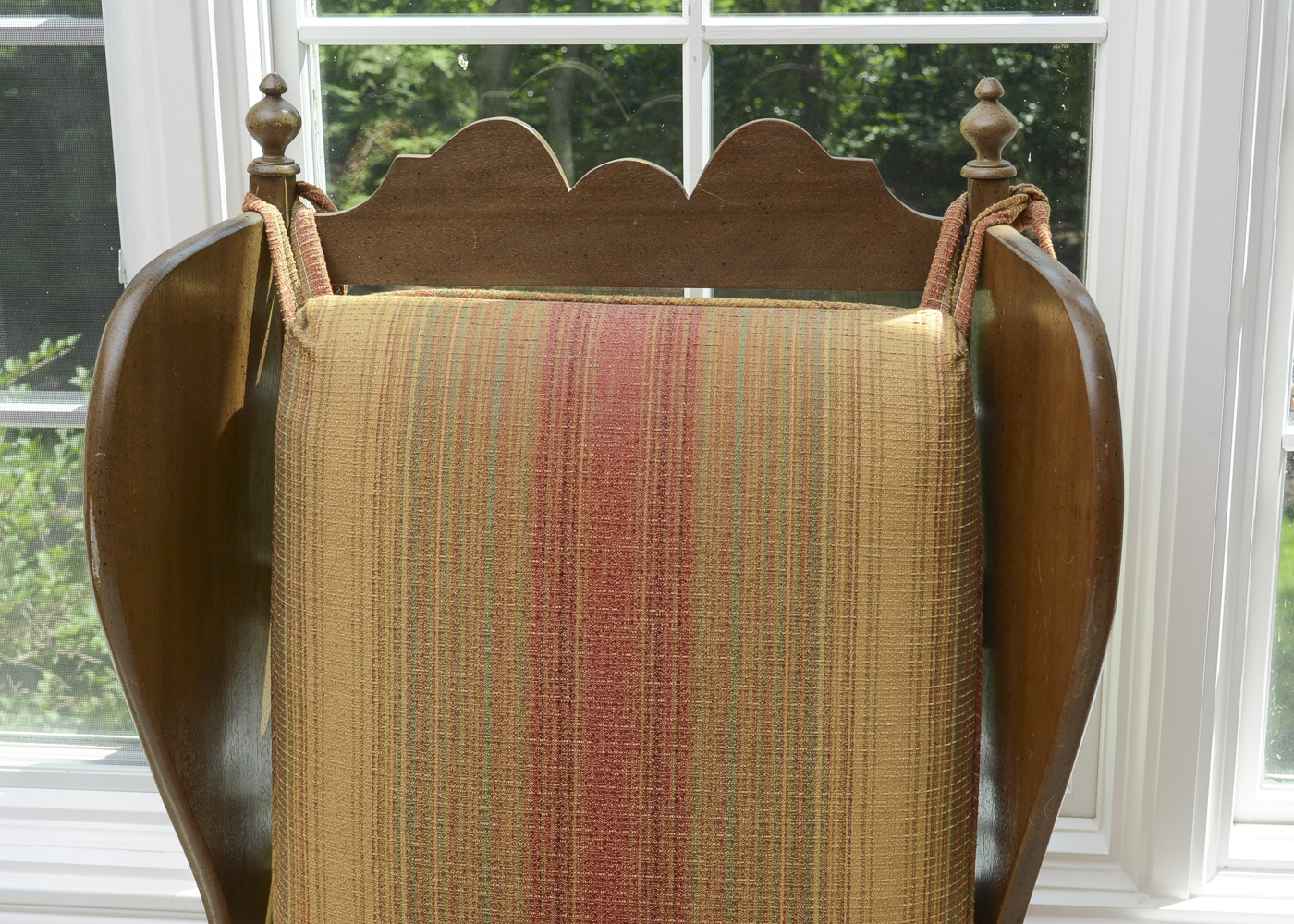 Wooden Wingback Chair