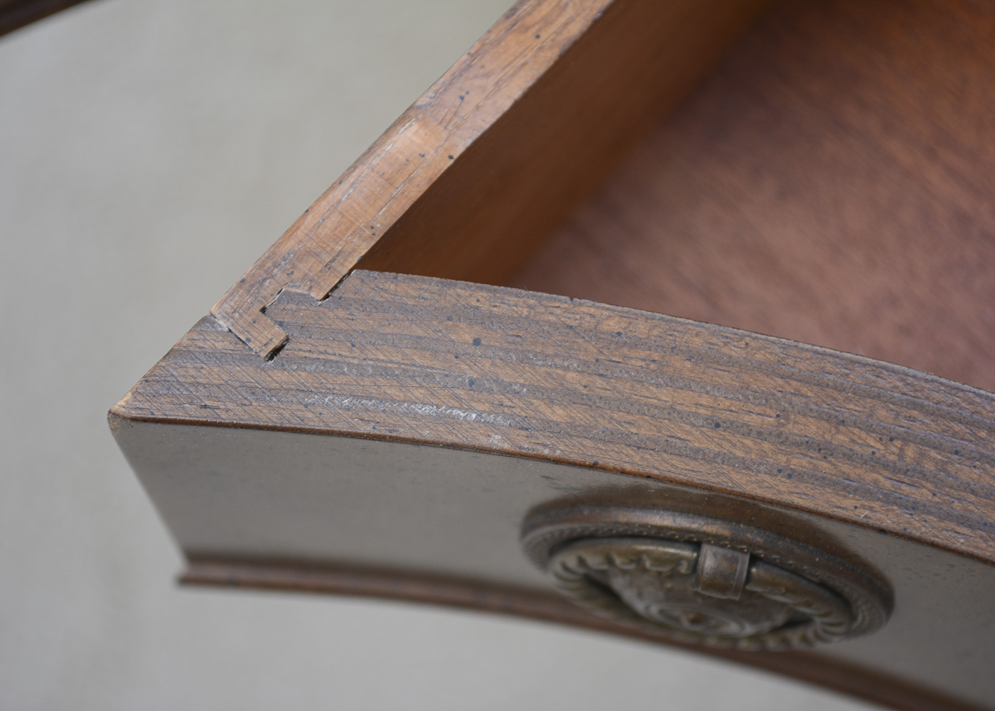 Vintage Drop Leaf U-Shaped Desk