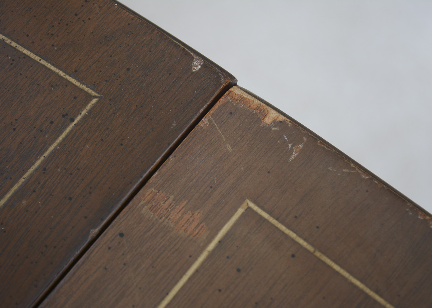 Vintage Drop Leaf U-Shaped Desk