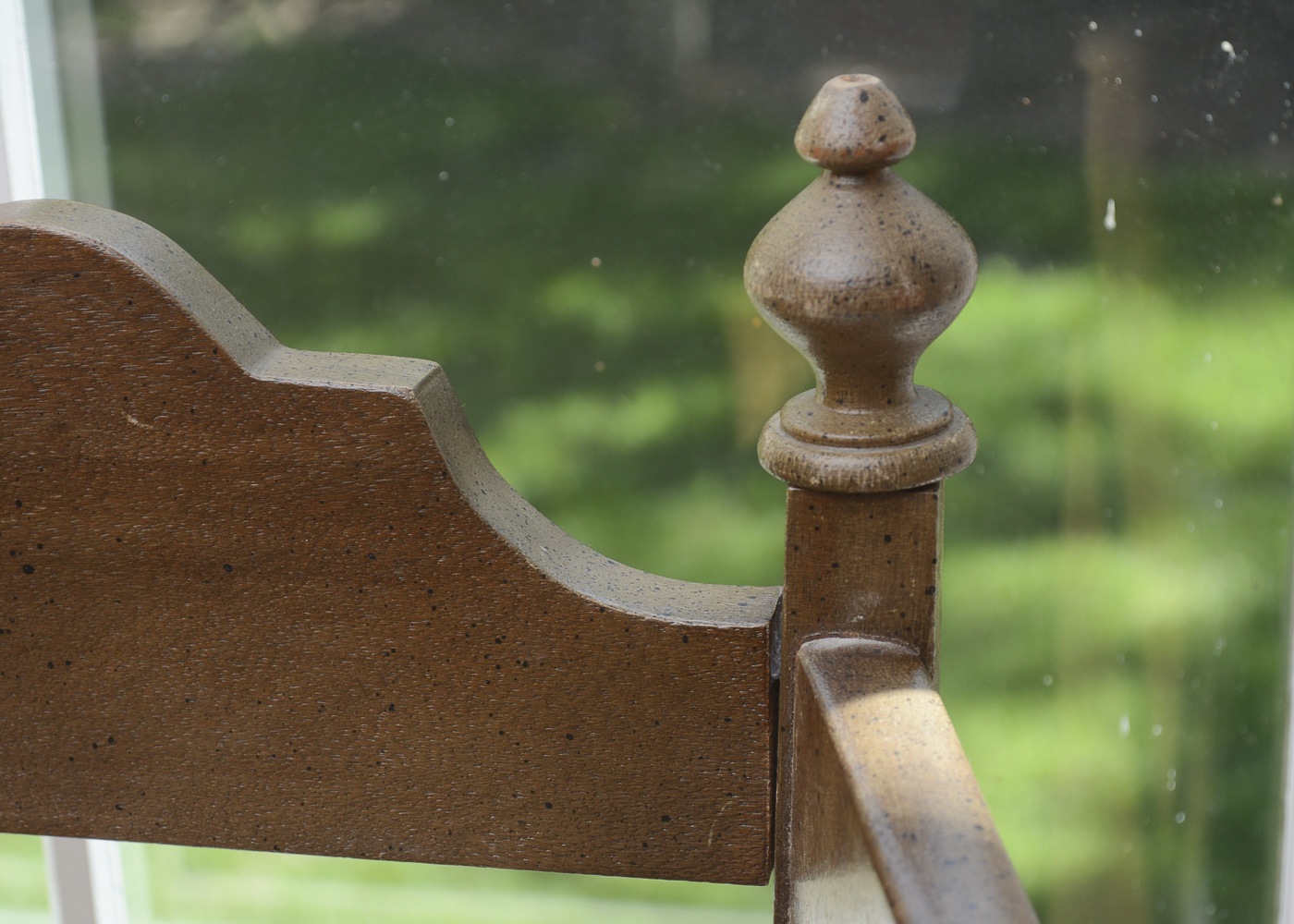 Wooden Wingback Chair