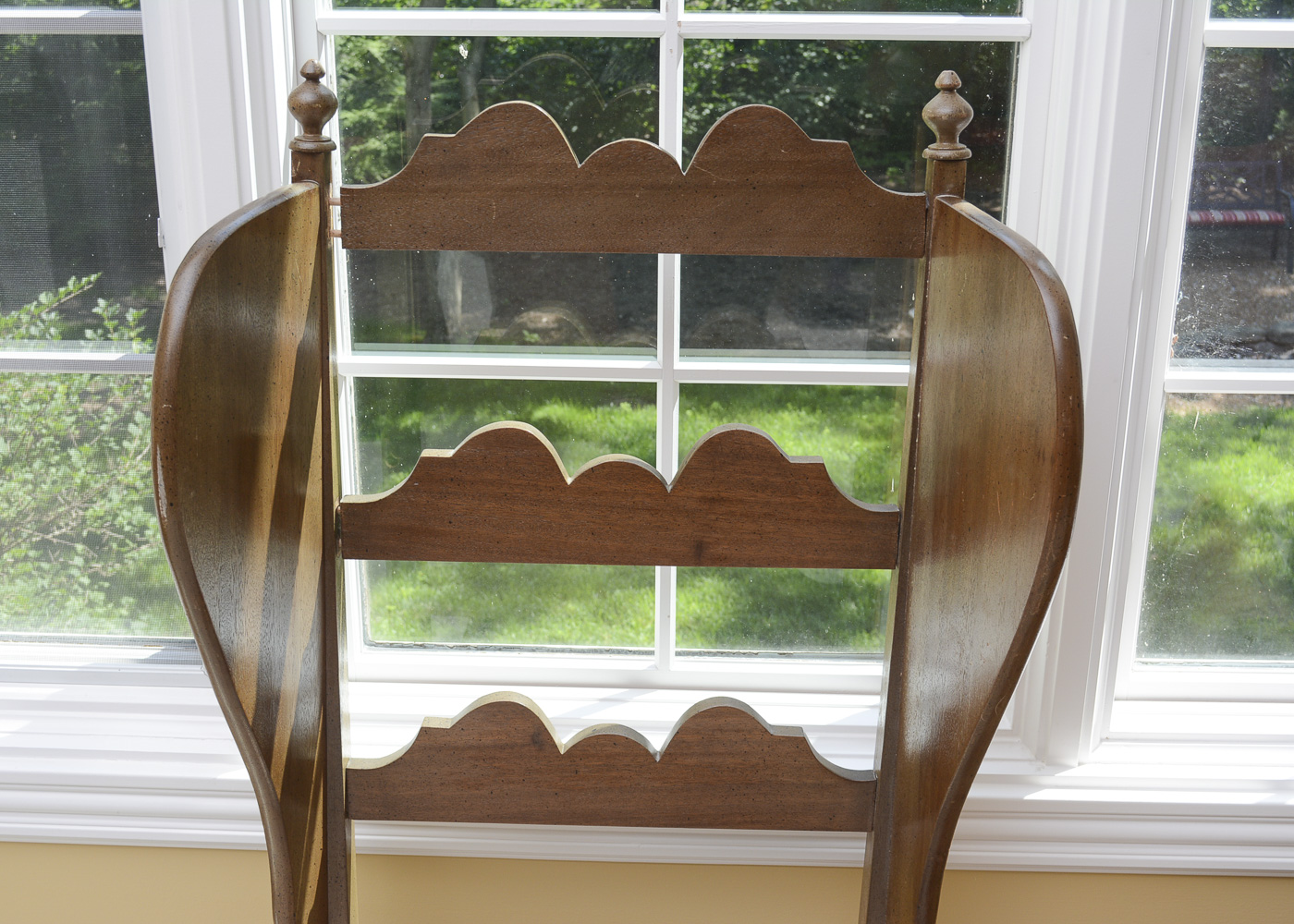Wooden Wingback Chair