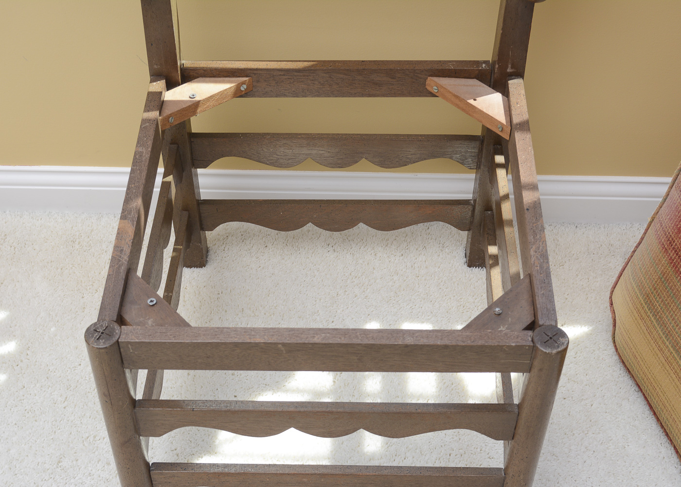 Wooden Wingback Chair