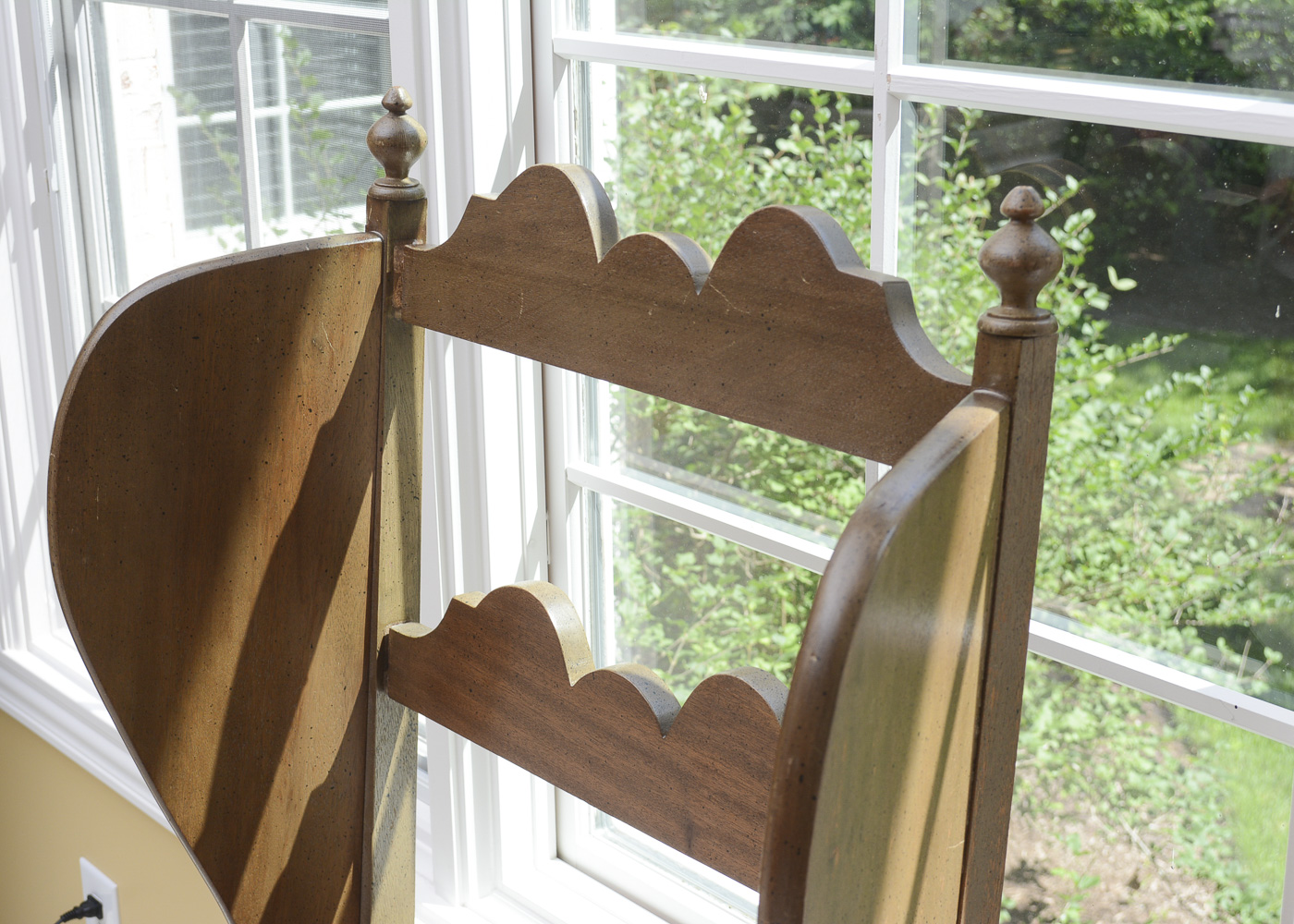 Wooden Wingback Chair