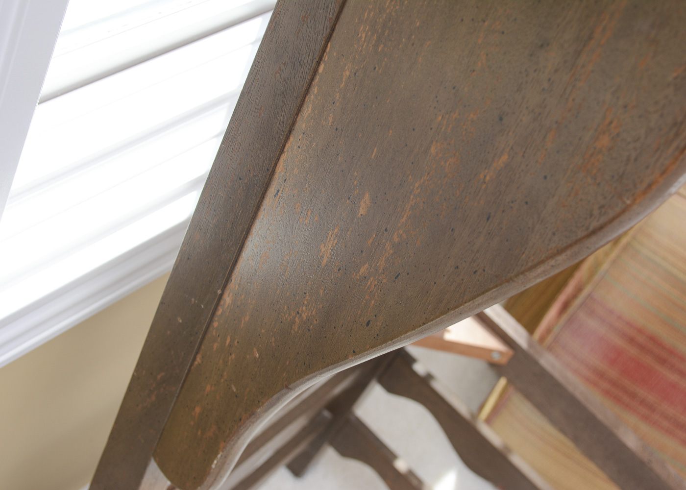 Wooden Wingback Chair