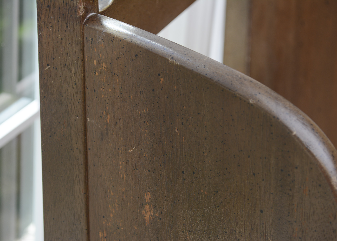 Wooden Wingback Chair