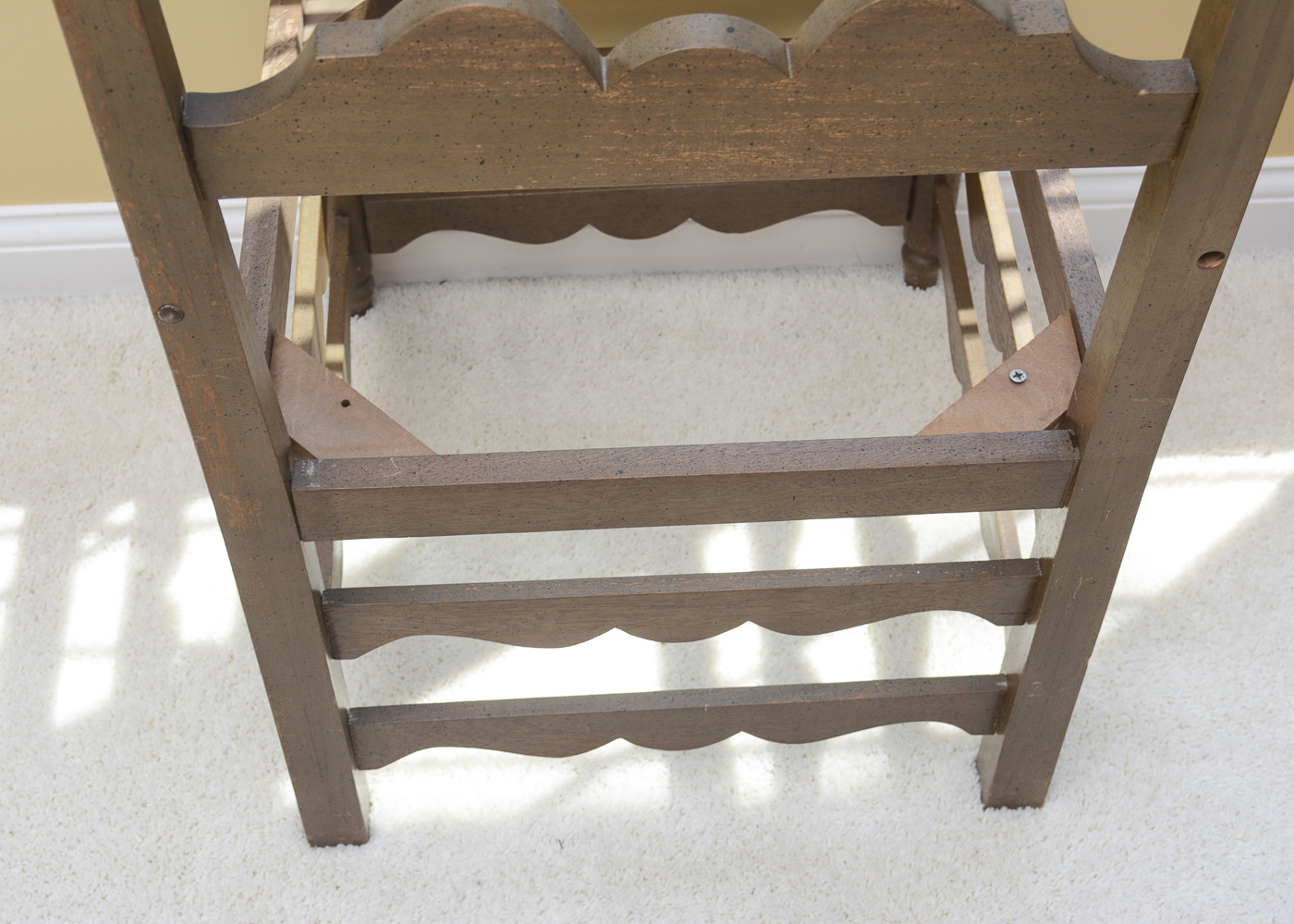 Wooden Wingback Chair