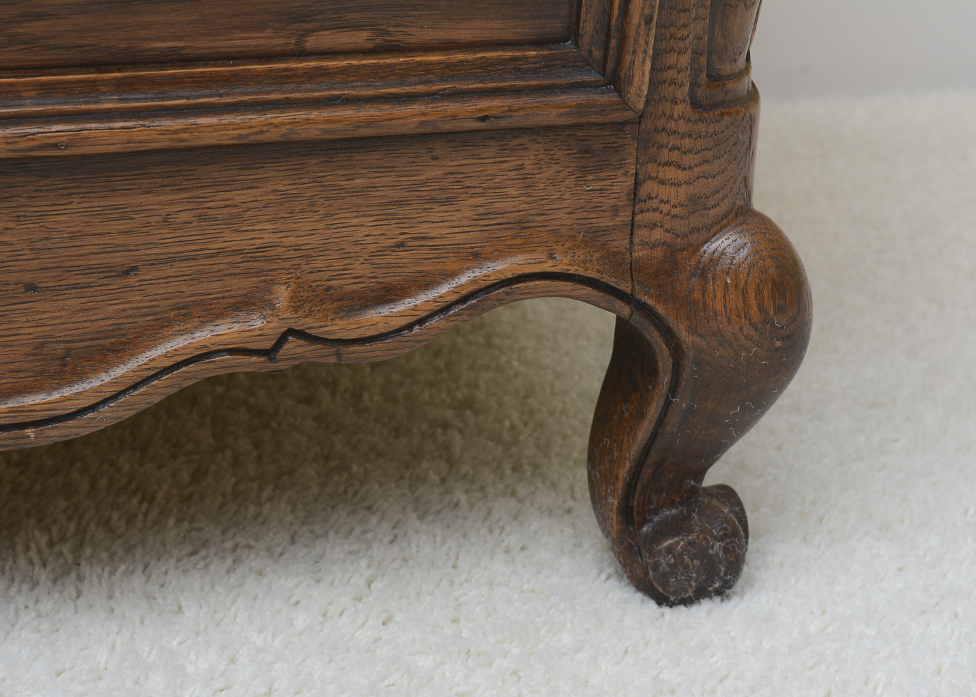 Vintage Mount Airy Furniture Co. Two-Drawer Chest With Lamp