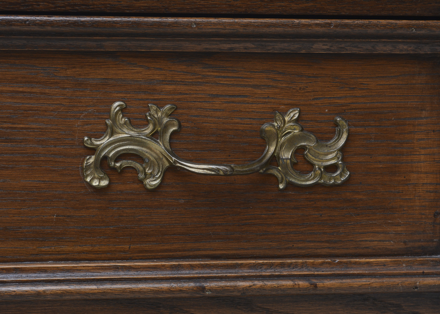 Vintage Mount Airy Furniture Co. Two-Drawer Chest With Lamp