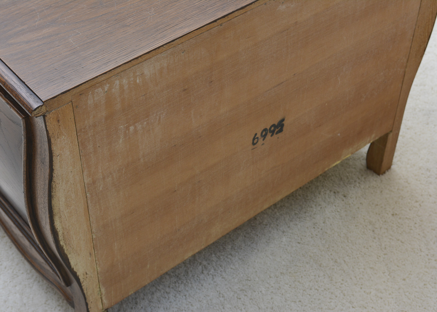 Vintage Mount Airy Furniture Co. Two-Drawer Chest With Lamp