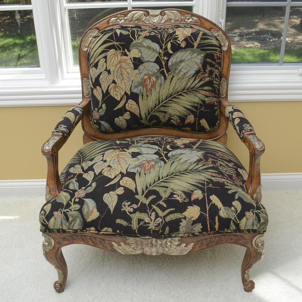Louis XV Style Fauteuil Chair by Smith Brothers of Berne