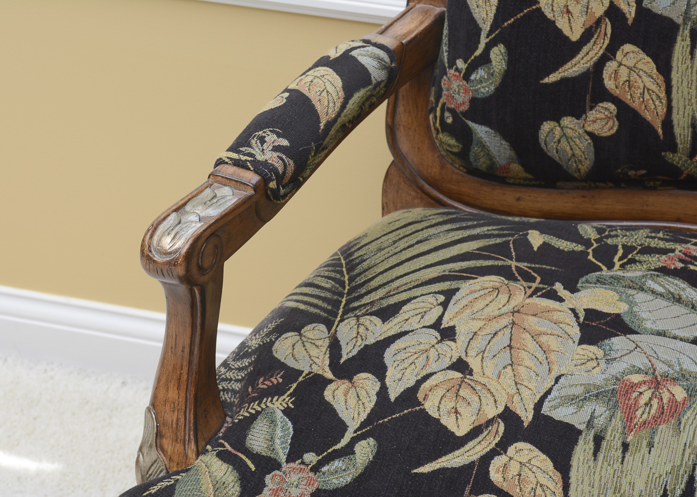 Louis XV Style Fauteuil Chair by Smith Brothers of Berne