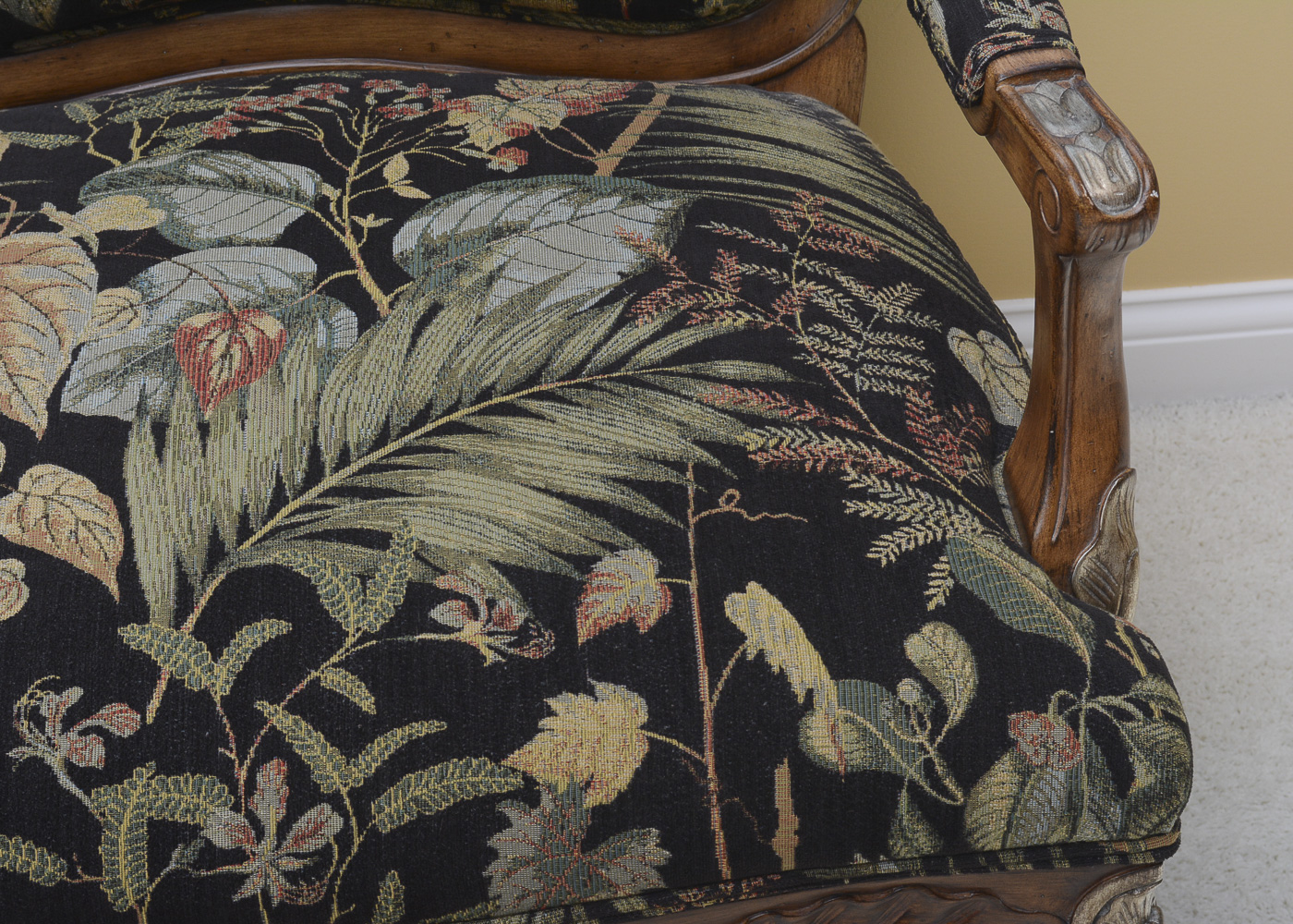 Louis XV Style Fauteuil Chair by Smith Brothers of Berne