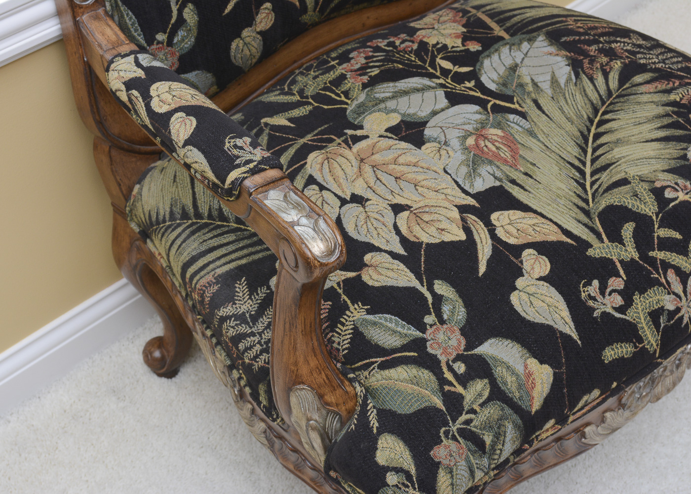 Louis XV Style Fauteuil Chair by Smith Brothers of Berne